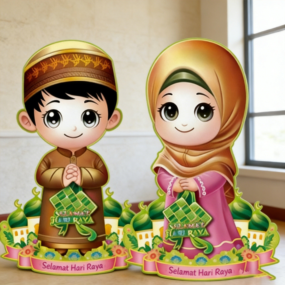 42CM Hari Raya Decoration Ceiling Glitter Hanging Deco Rumah Raya ...