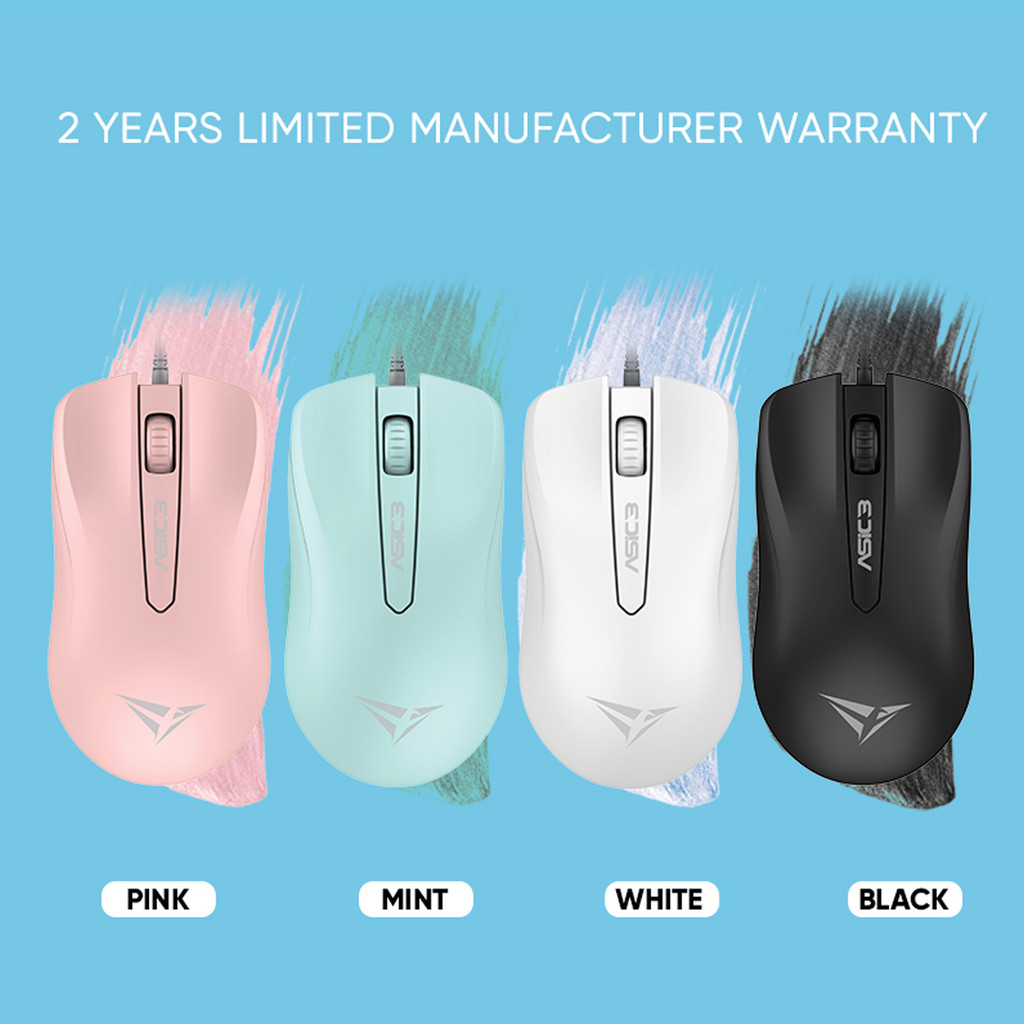 Alcatroz Asic 3 Wired USB Mouse 1600 CPI | Ergonomic Design with High ...