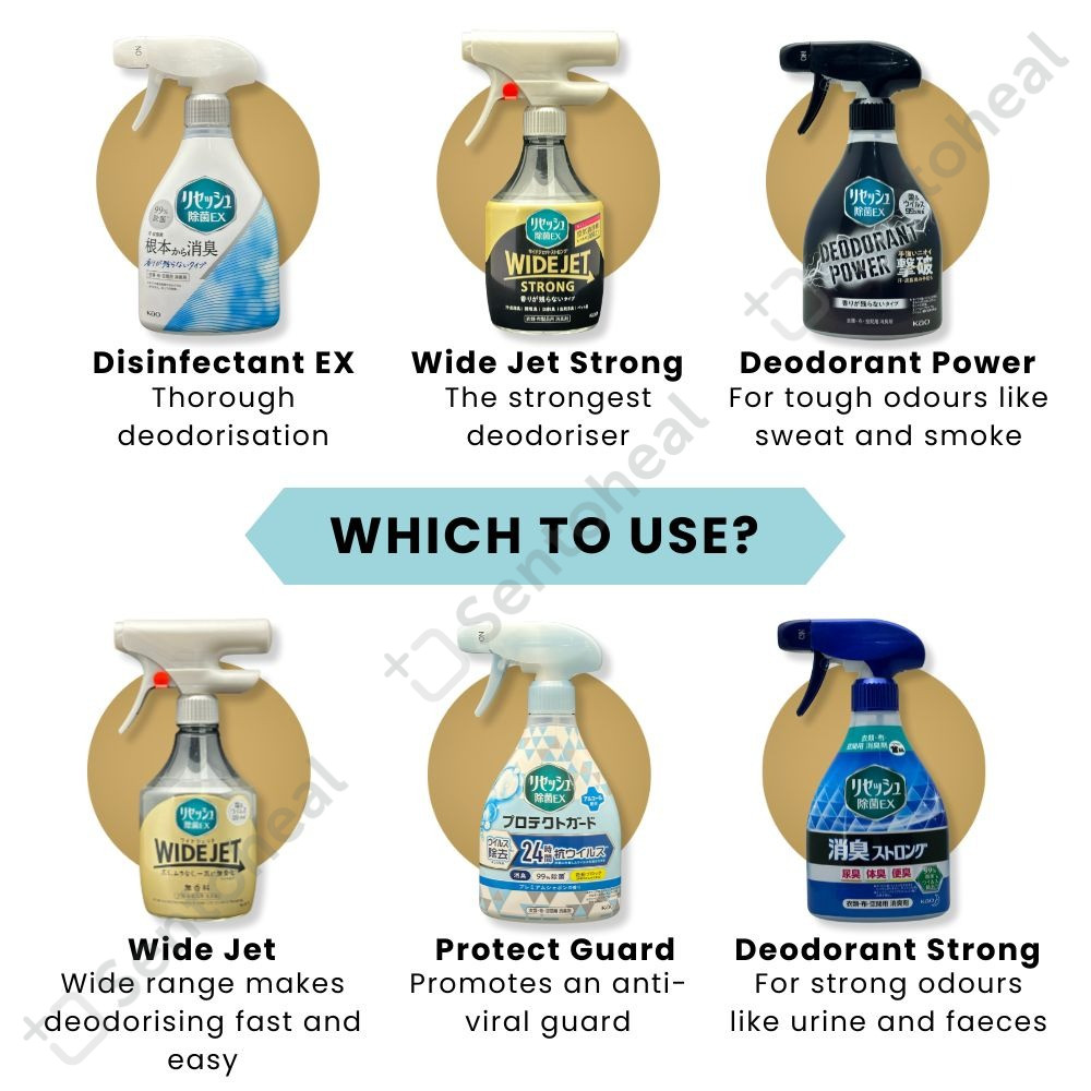 Kao Resesh Refresh Antibacterial EX Fabric Freshener Spray ...