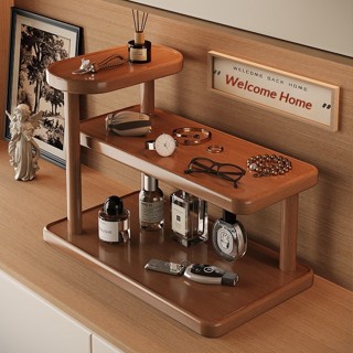 [Desktop Shelf]100% Bamboo Eco-Paint Desktop Storage Rack | Sturdy Load ...