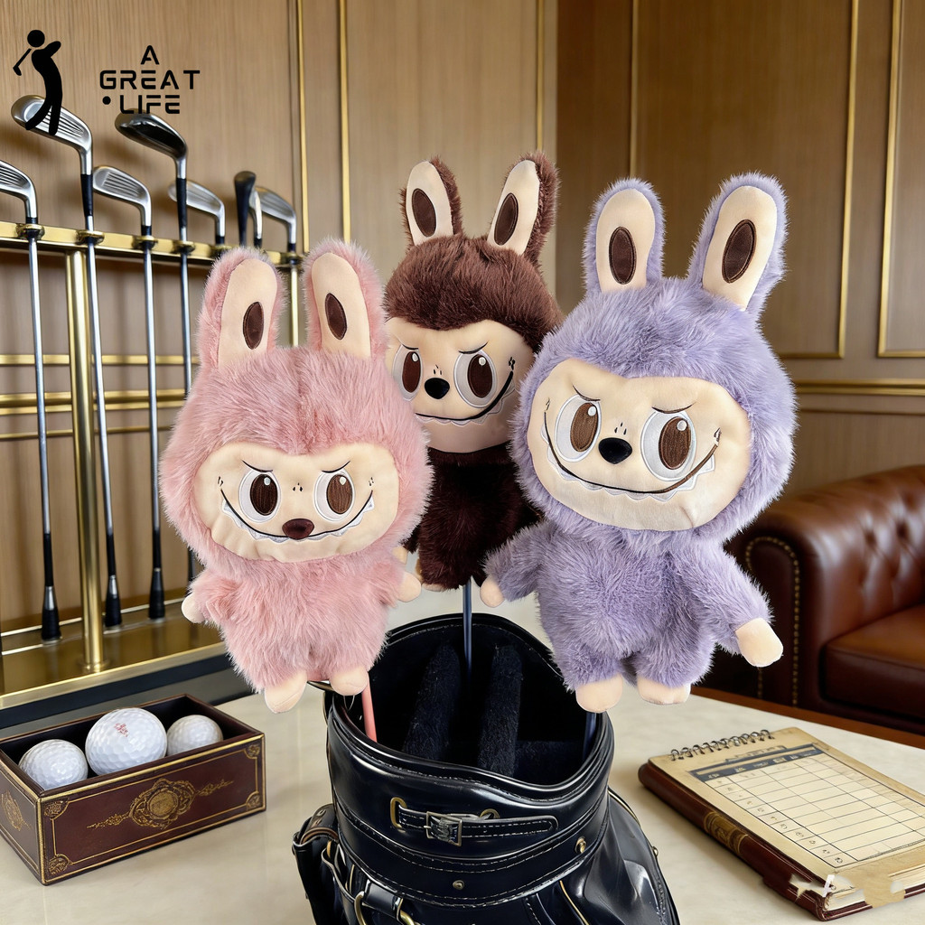 Monkey King Sun Wukong Labubu Plush Golf Headcover Set for Driver ...