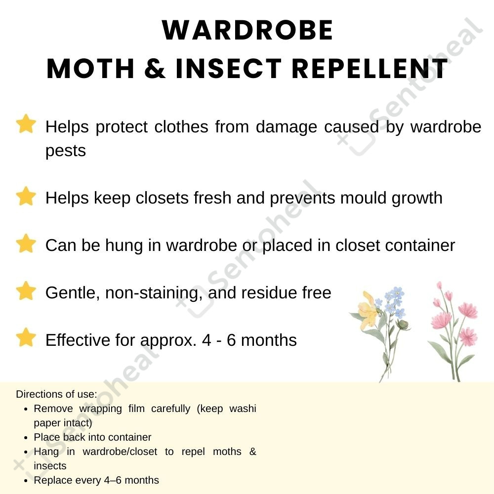 Hakugen Parazol Wardrobe - Moth & Insect Repellent | Shopee Singapore