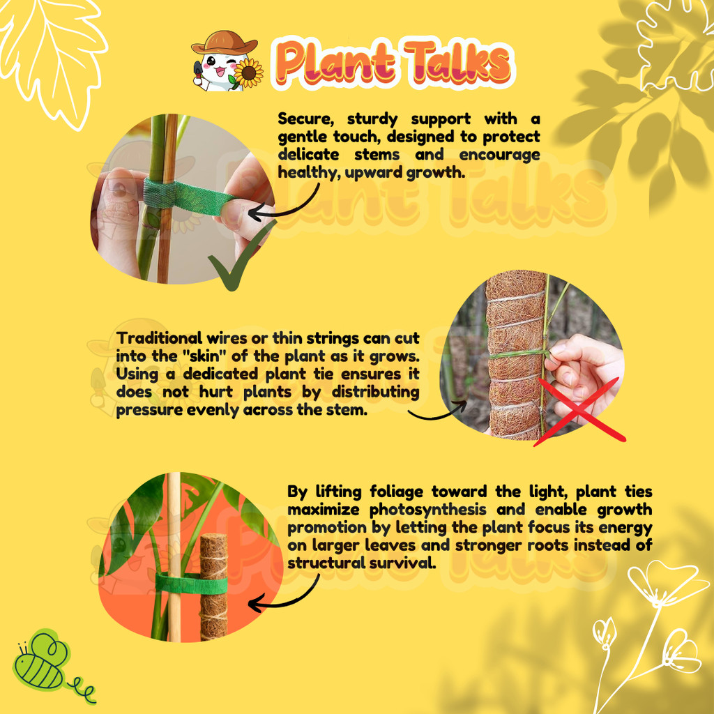 Plant Talks Flexi Grip Plant Support Tie Nylon Reusable Cable Tie ...