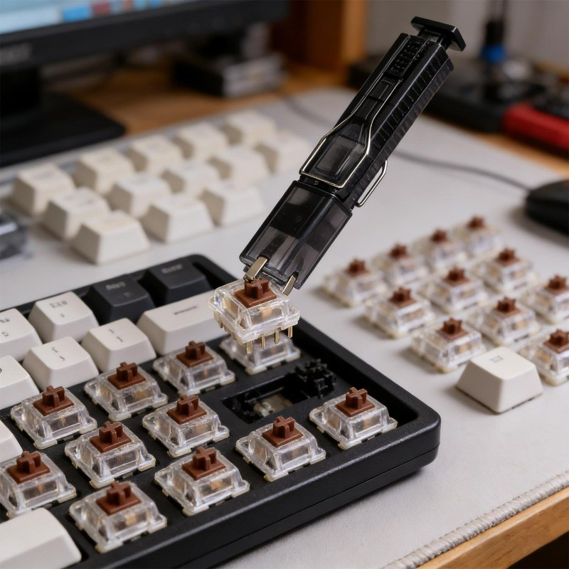 Dual Function Keycap Puller and Switch Remover Tool - Ergonomic Design ...