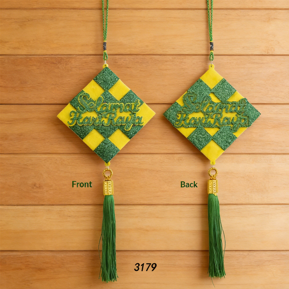 42CM Hari Raya Decoration Ceiling Glitter Hanging Deco Rumah Raya ...