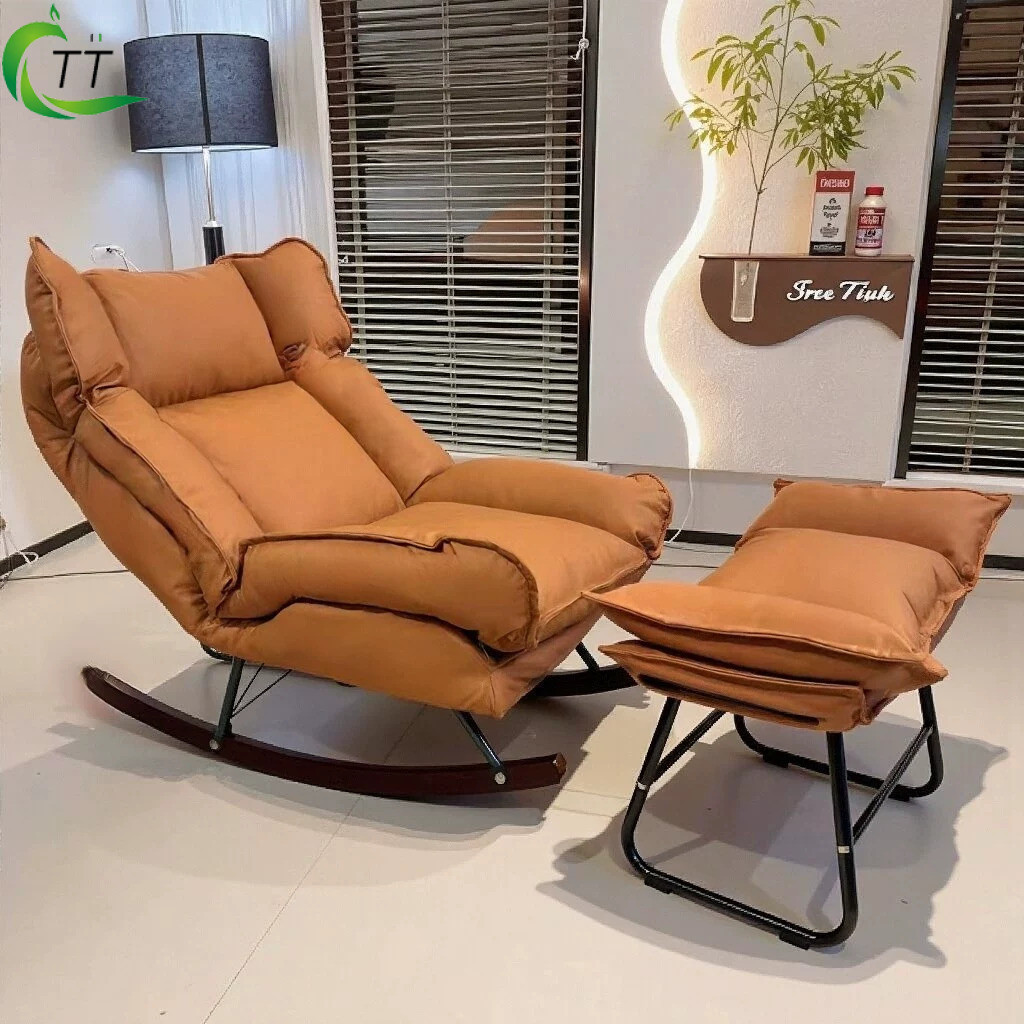 Rocking Chair Recliner Adult Sleeping Lounge Chair Leisure Chair Home ...