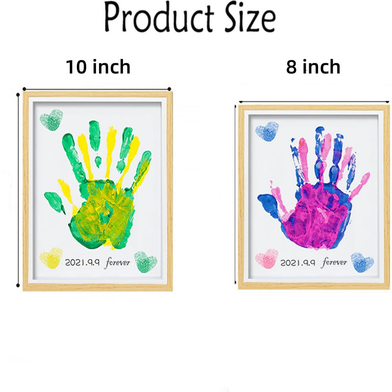 8/10Inch DIY Couple Hand Paint Shadow Box Frame with Paint Set Wooden ...