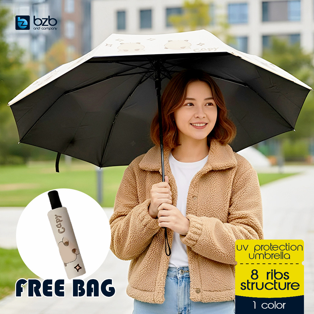 Reversible 8 Bone Inverted Umbrella Cute Cartoon Manual Parasol ...