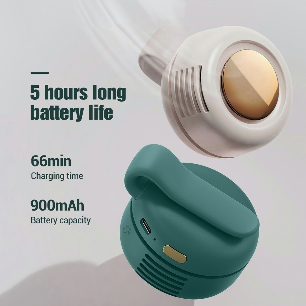 [Local Stock]Portable Mini Fan 360 Degree Wind Direction Bladeless Push ...