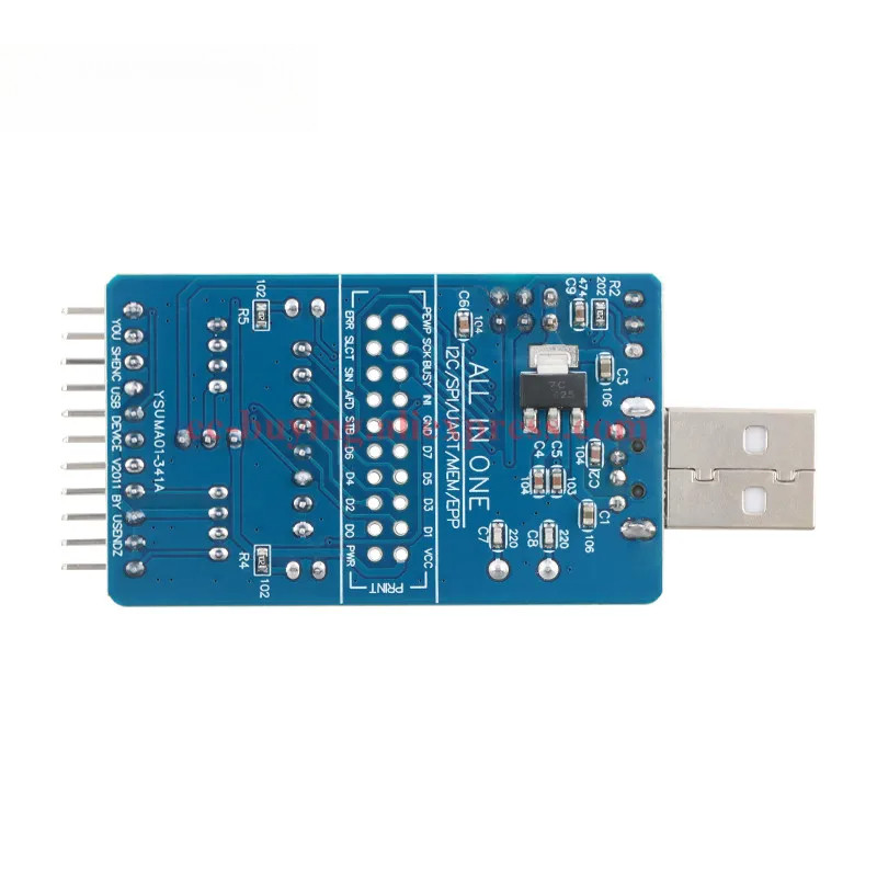 CH341A Programmer USB to SPI I2C IIC UART TTL ISP Serial Adapter Module ...