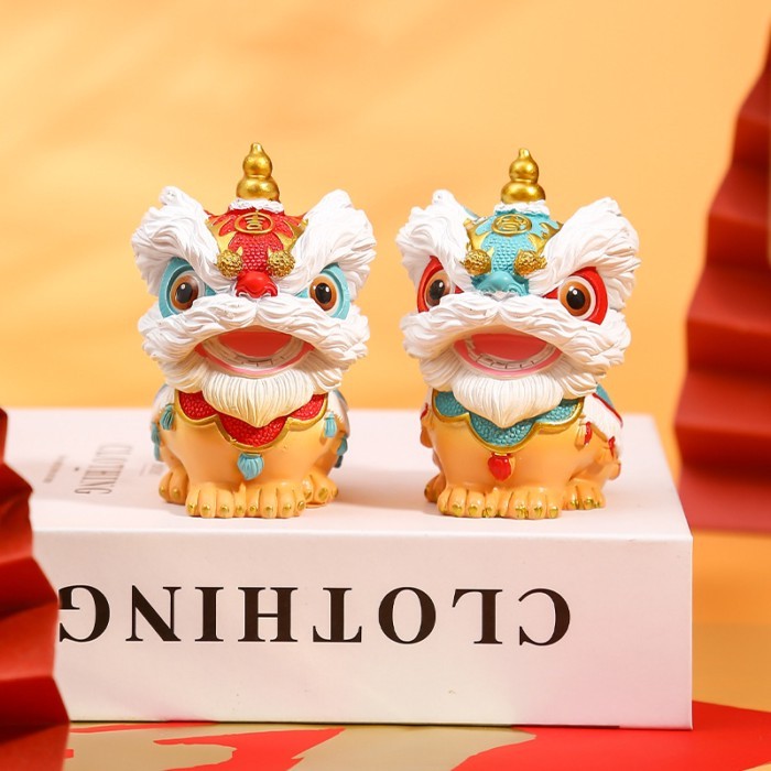 2026 Spring Festival National Trendy Lion Dance Lion Dance Tea Room ...