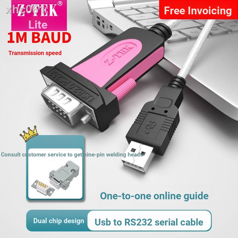 z-tek Reit usb To rs232 Serial Port Cable Male Female Head Industrial ...