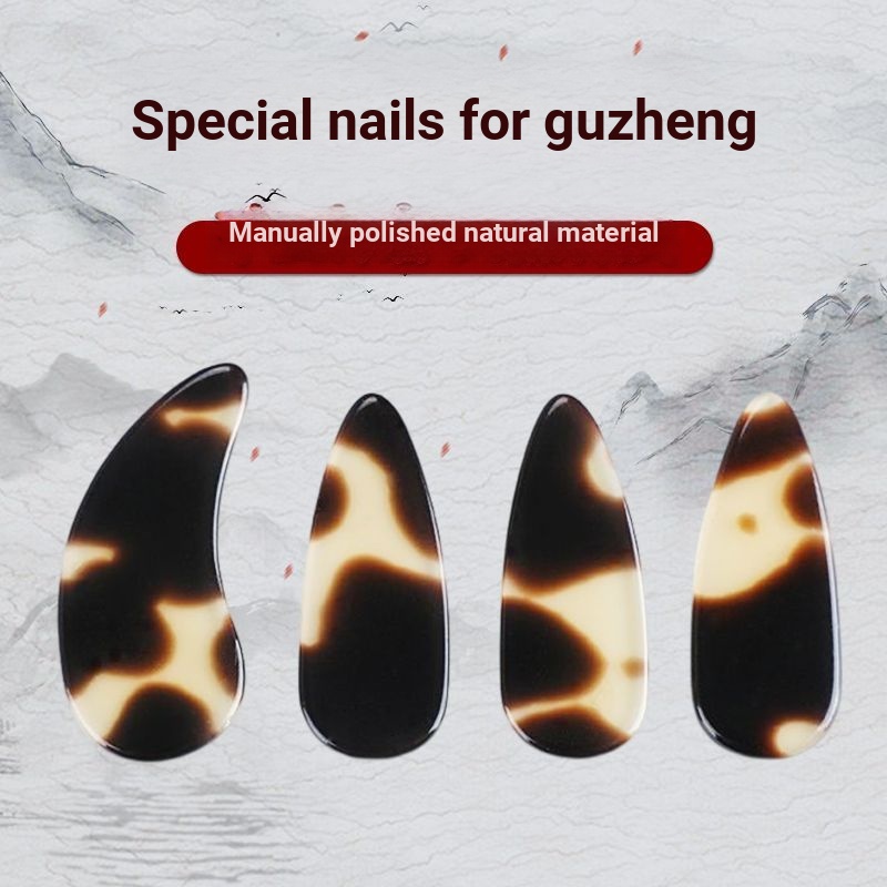 Guzheng nails children beginners introduction to design and color of