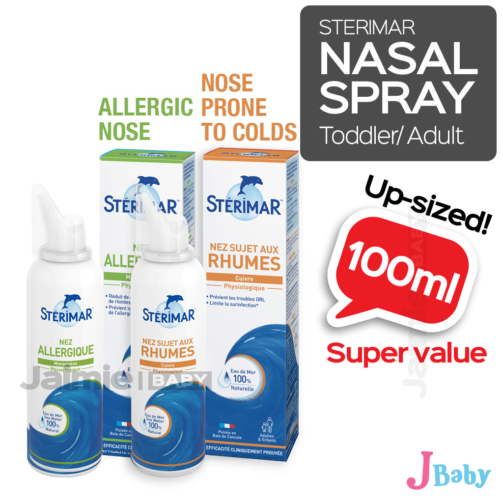 Sterimar Breathe Easy / Nose Hygiene / Blocked Nose / Congestion Relief Nasal  Spray for Children & Adult