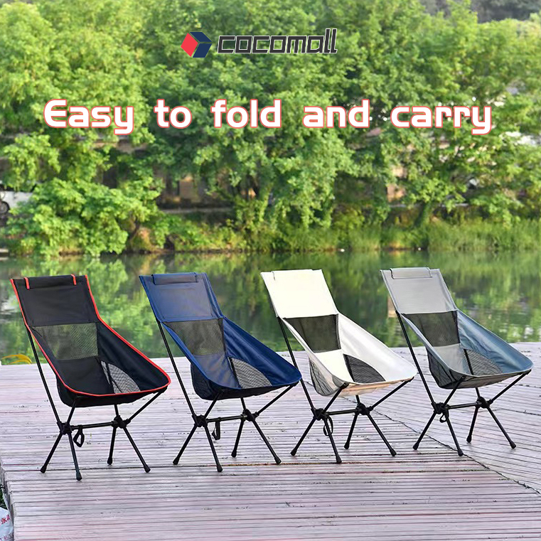 [SG Stock]🔥 Foldable Chair Portable Camping Chair Folding Outdoor Chair