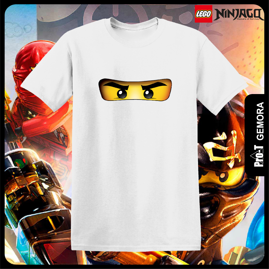 LEGO NINJAGO WHITE FACE T SHIRT KIDS ADULT SIZE AVAILABLE Shopee Singapore
