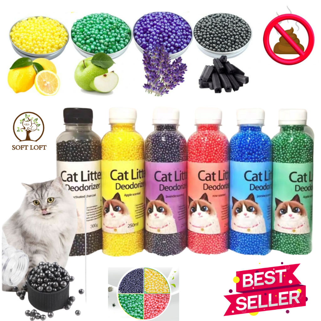 [SG SELLER] Cat Litter Deodorant Beads Odor Control Fresh Scent