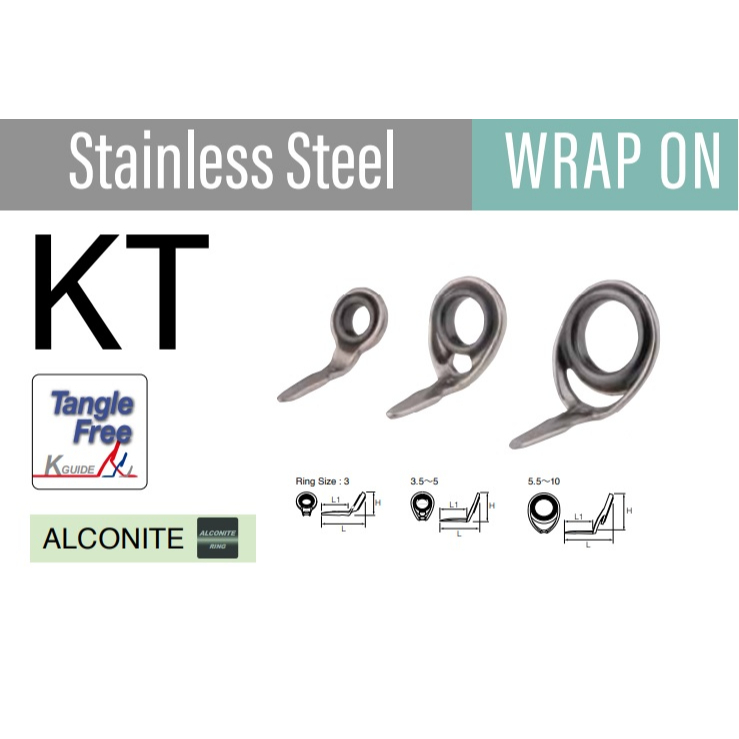 Fuji Tackle KTAG KT Alconite K Guide Fishing Rod Ring | Shopee Singapore