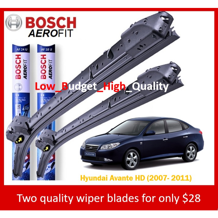 Bosch Aerofit Car Wiper Set for Hyundai Avante HD Shopee Singapore