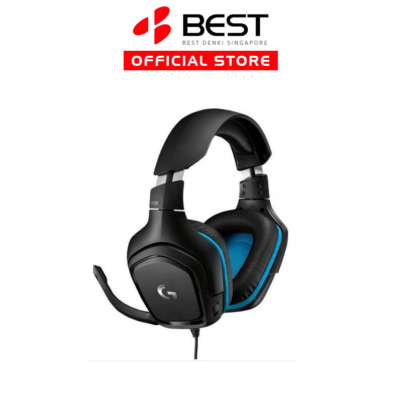 Logitech Headset 981000774 (G431) Shopee Singapore