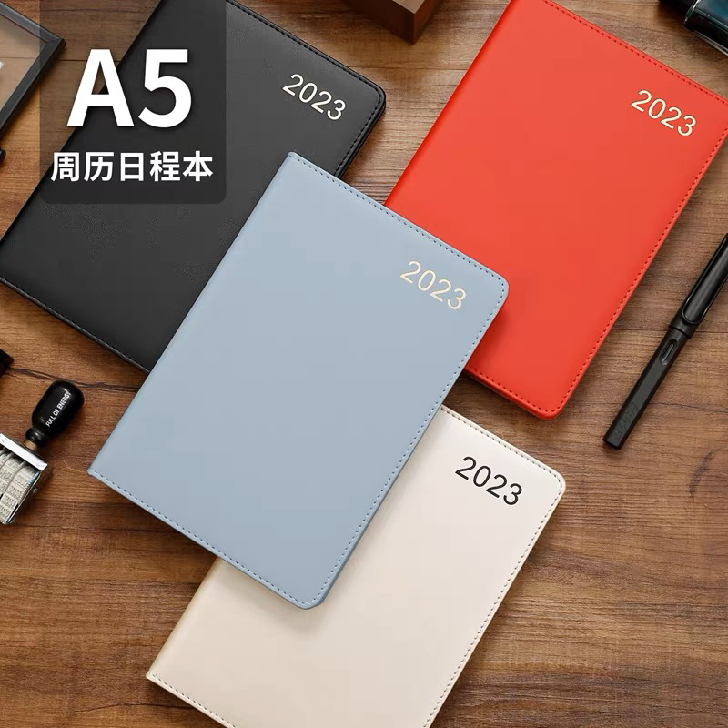 [SG SELLER] 2023 Planner Book Calendar in A5 Size with Gift Set Shopee Singapore