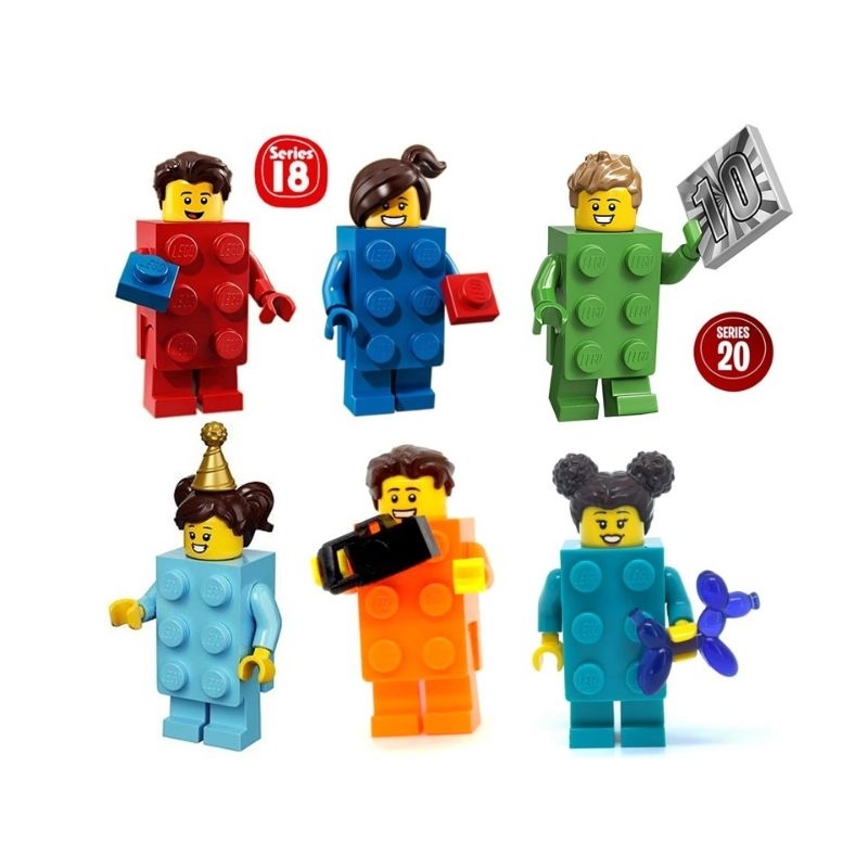 LEGO Brick Suit Minifigures | Shopee Singapore