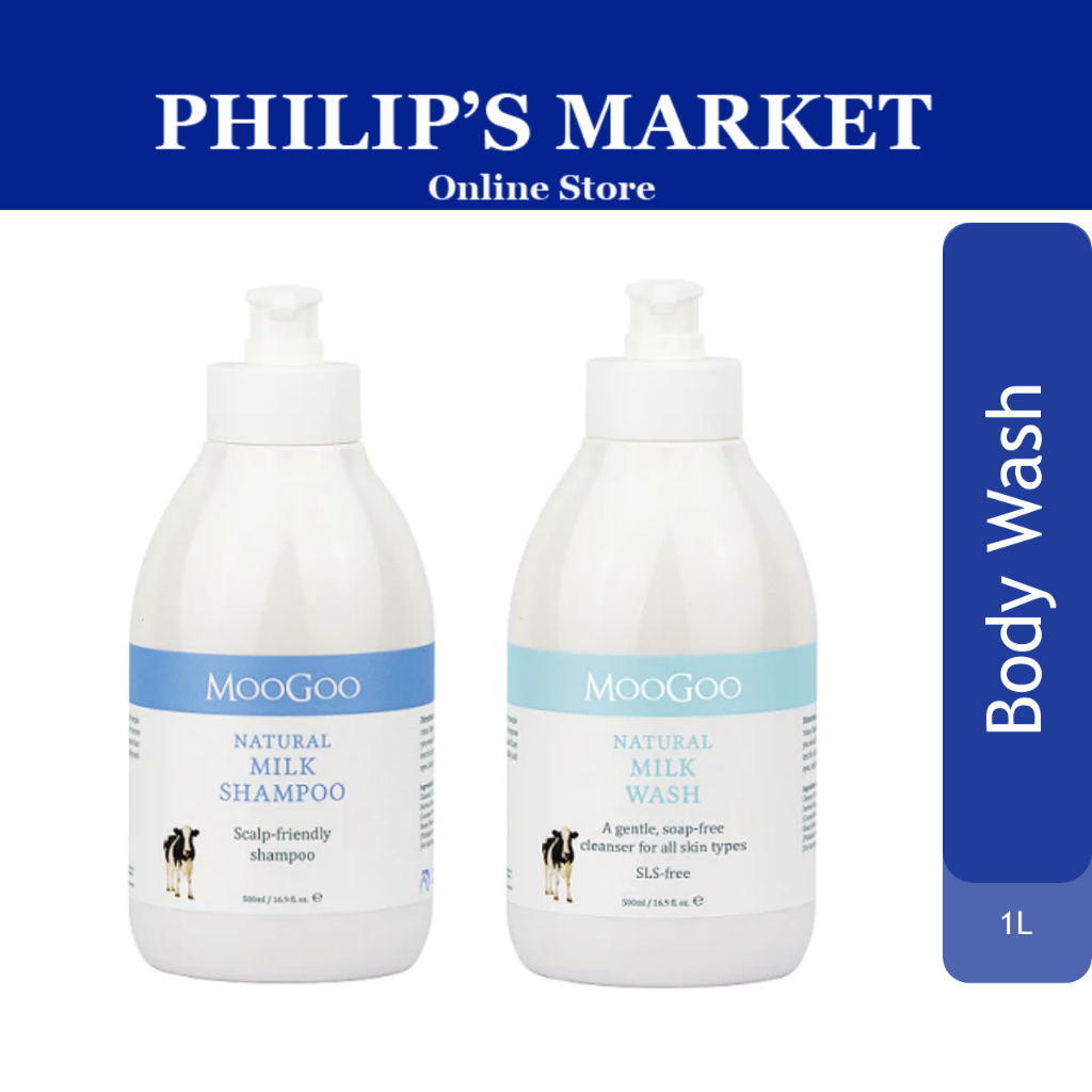 MooGoo Milk Body Wash 1L Shopee Singapore