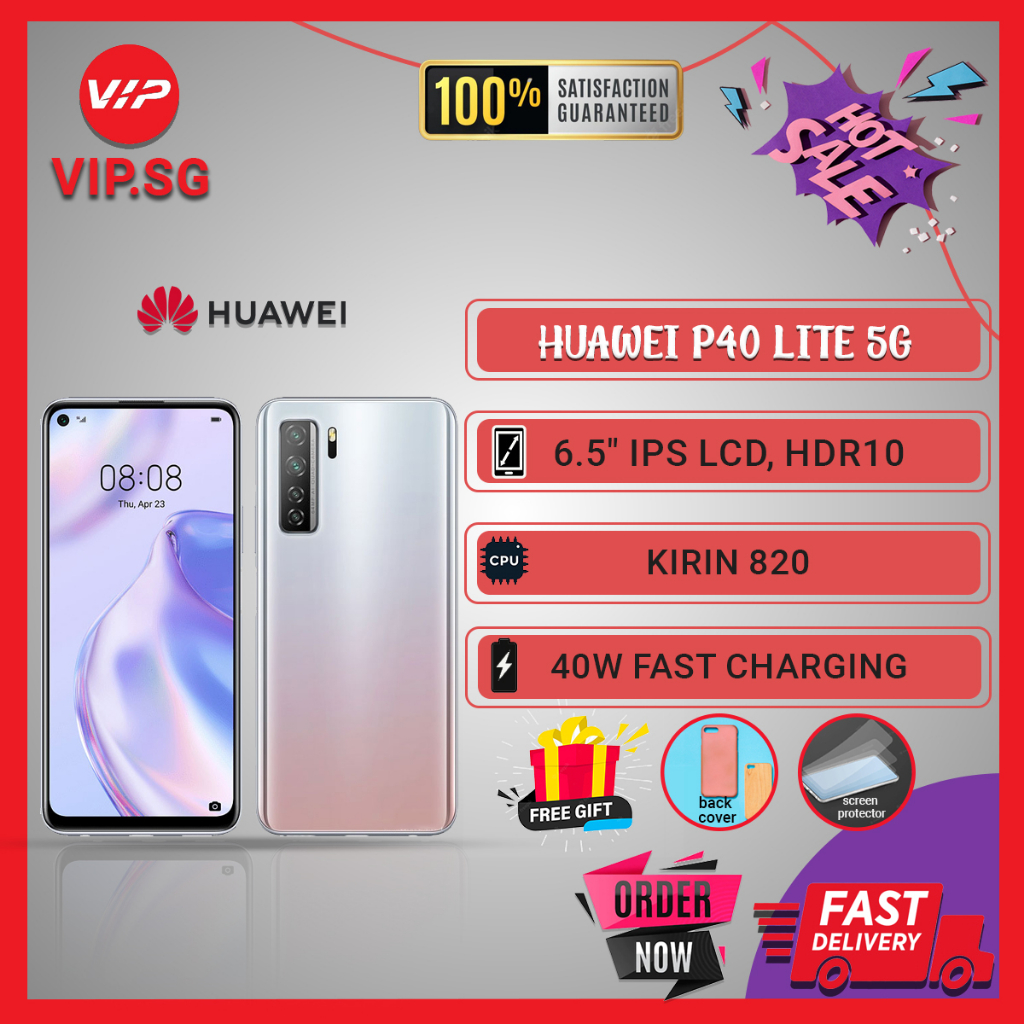 Huawei P40 Lite 5G 8GB 128GB With Local Seller Warranty | Shopee Singapore