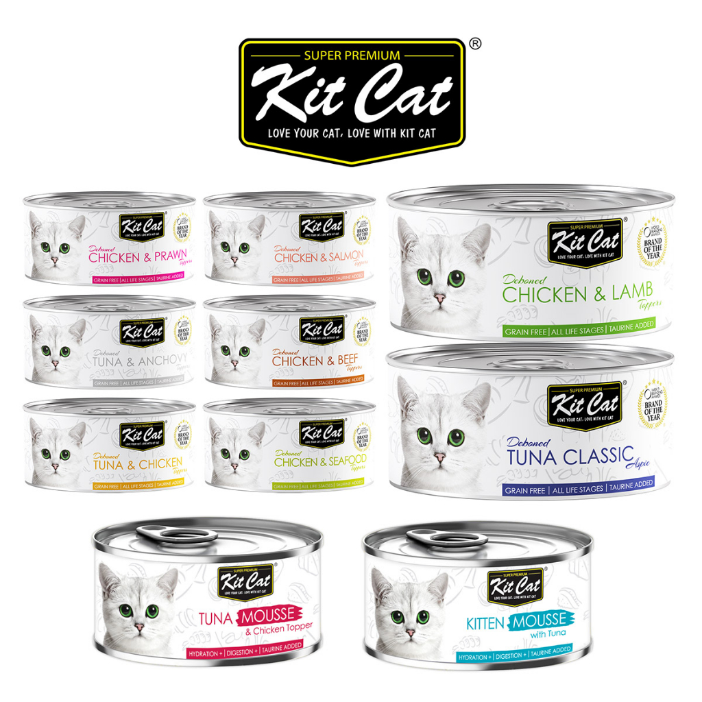 [As low as 0.98] Kit Cat Deboned Canned Food Topper 80g Shopee Singapore