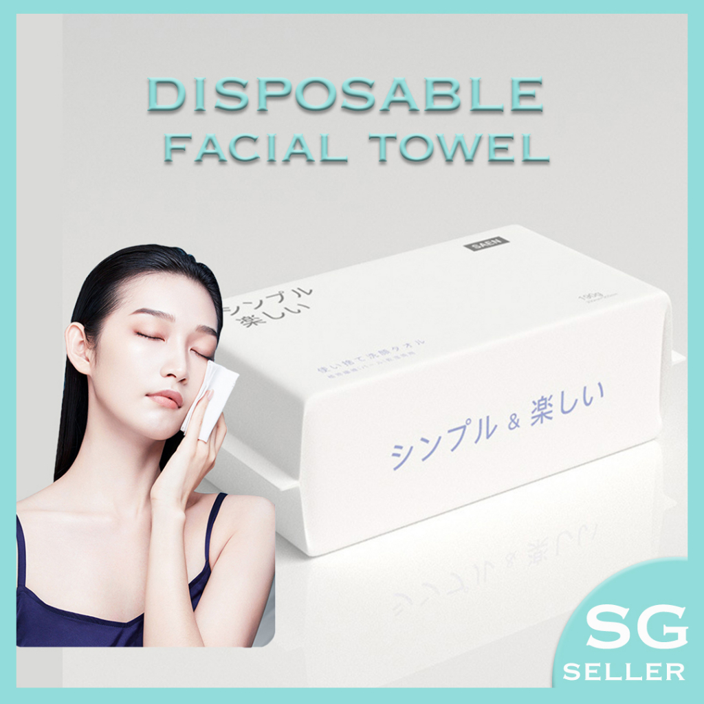 [SG STOCK] Thickened Disposable Facial Cotton Tissue Face Towel Makeup