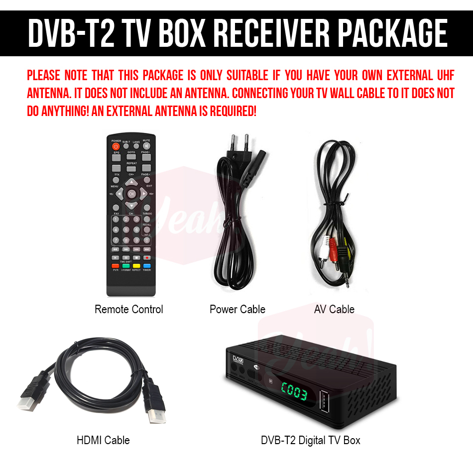 2024 DVBT2 Digital TV Box Singapore Receiver Shopee Singapore