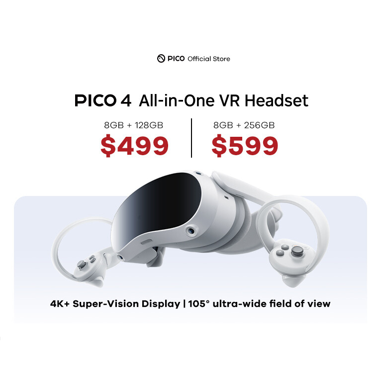 Pico 4 VR Headset 128GB/256GB | Shopee Singapore