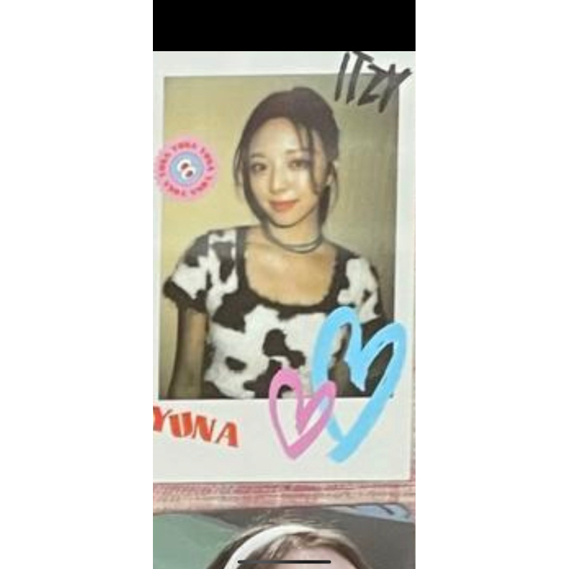 ITZY yuna preorder benefits photocard poca official shin yuna pob