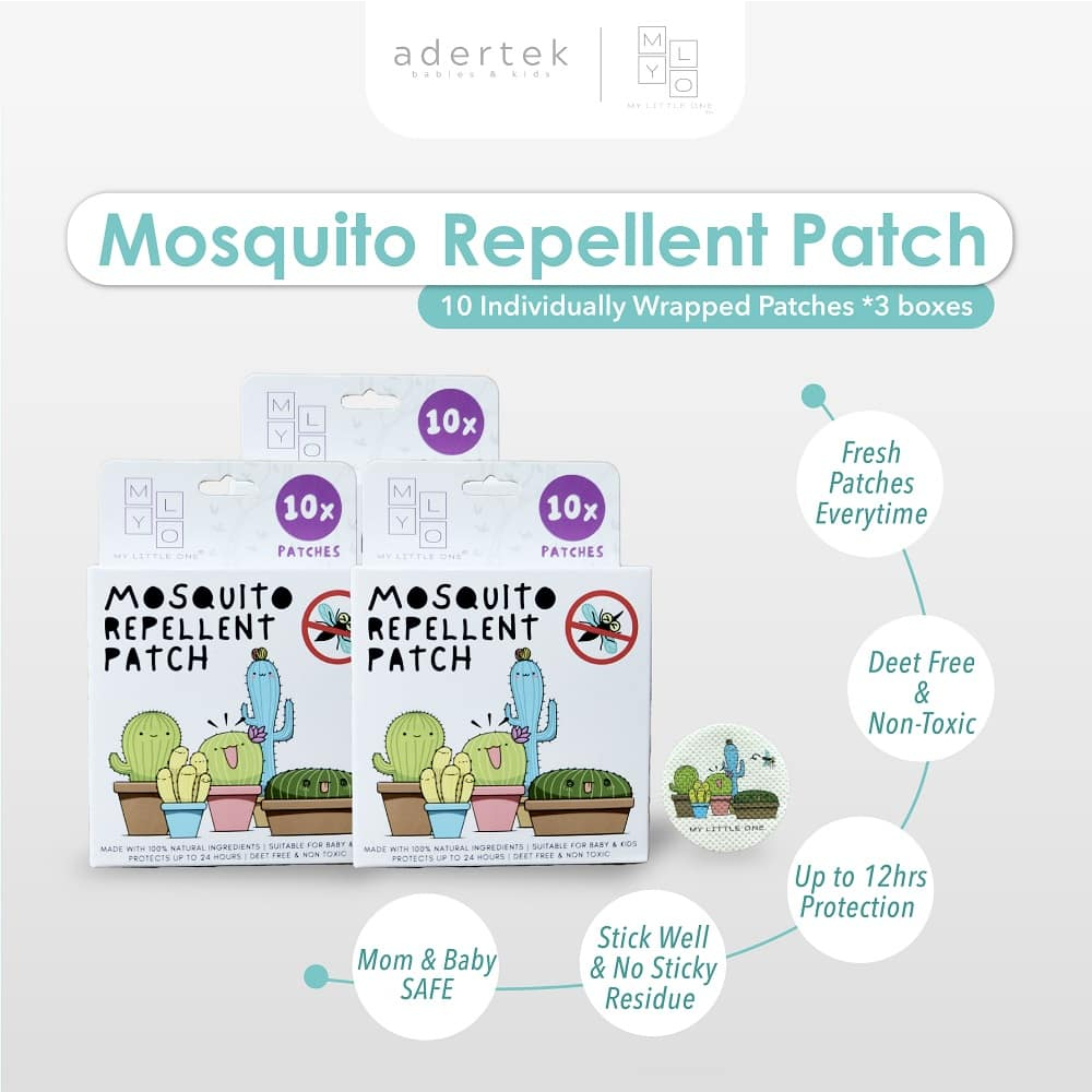 [Bundle of 3] MyLO Mosquito Repellent Patch (10patches / box) - Deet ...