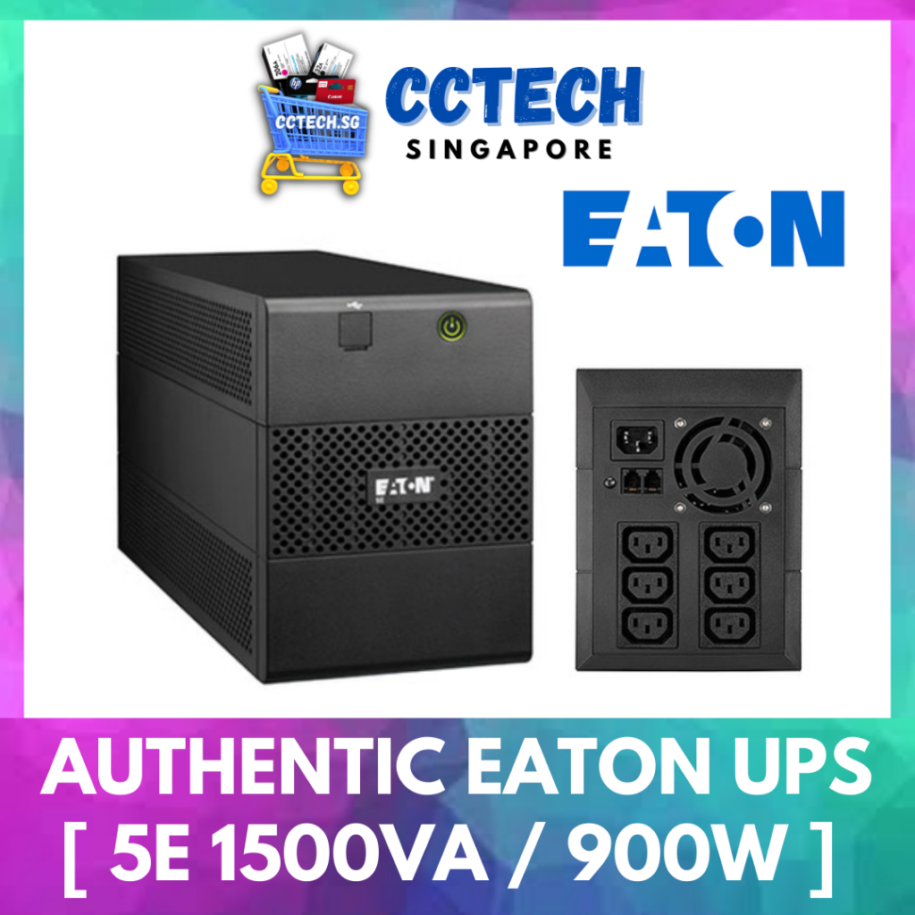Eaton UPS 5E 1500VA/900W SE1500iUSB 2 Years Local Warranty Shopee