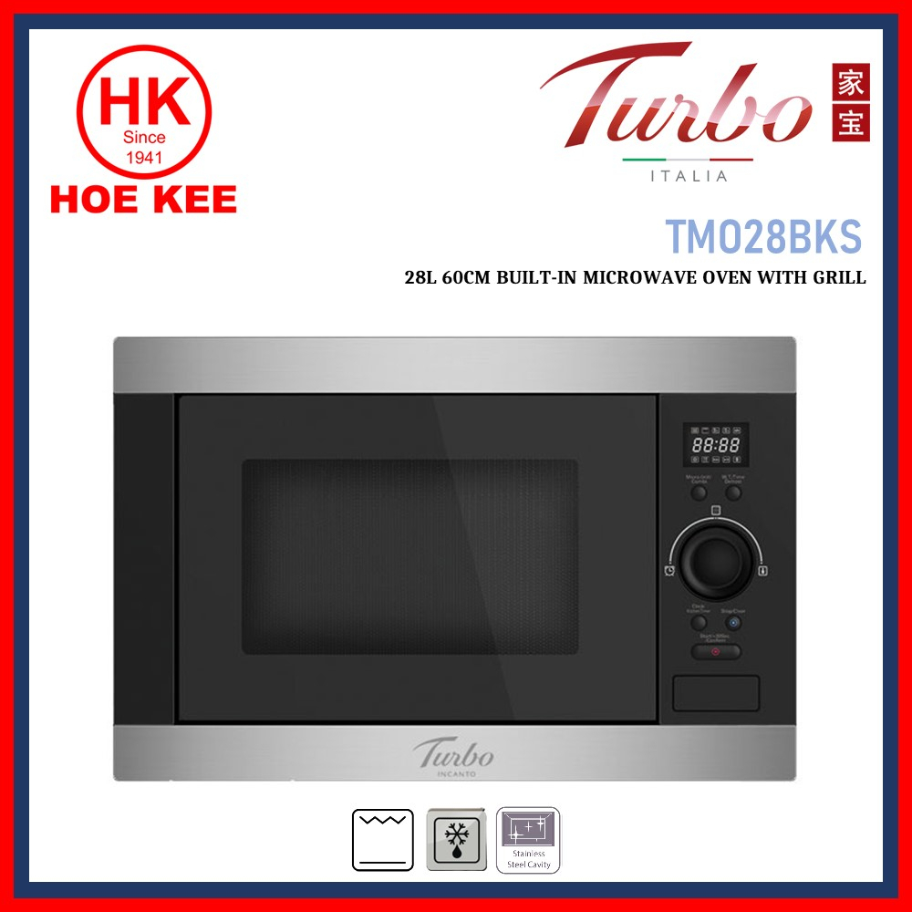 Turbo Incanto 28L Build In Microwave Oven TMO28BKS Shopee Singapore