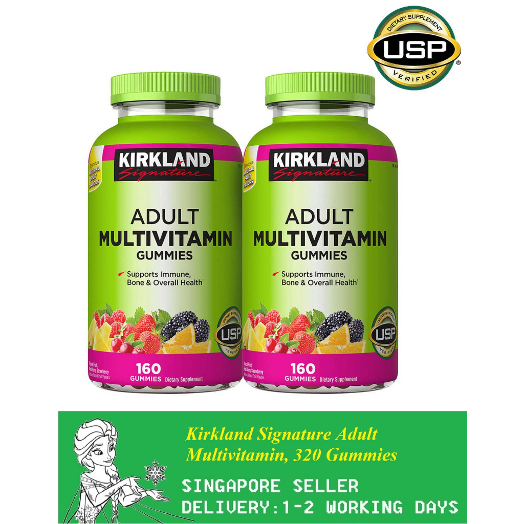 Kirkland Signature Adult Multivitamin, 320 Gummies(Exp10/2025