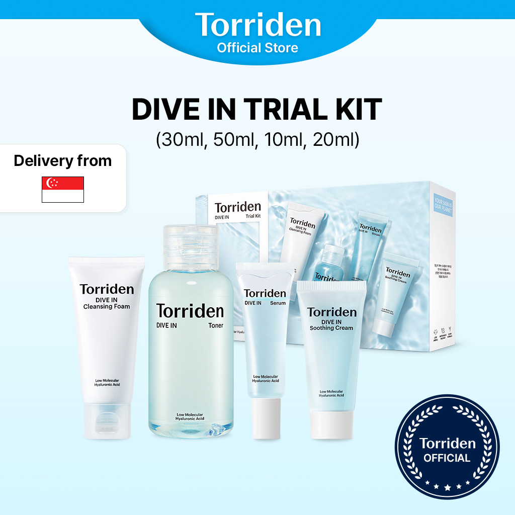 [Torriden Official] DIVE IN All in One Mini Size Trial Kit, Cleanser