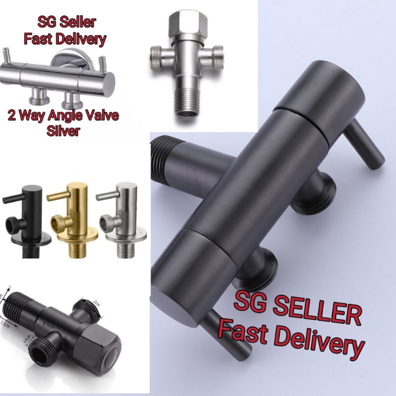 SG SELLER Fast Delivery VP12 304 Stainless Steel Angle Valves Bidet