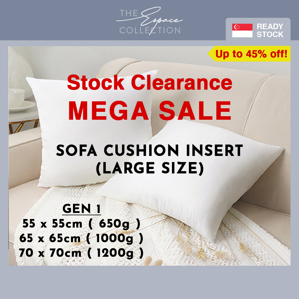 Big size outlet cushions for sofa