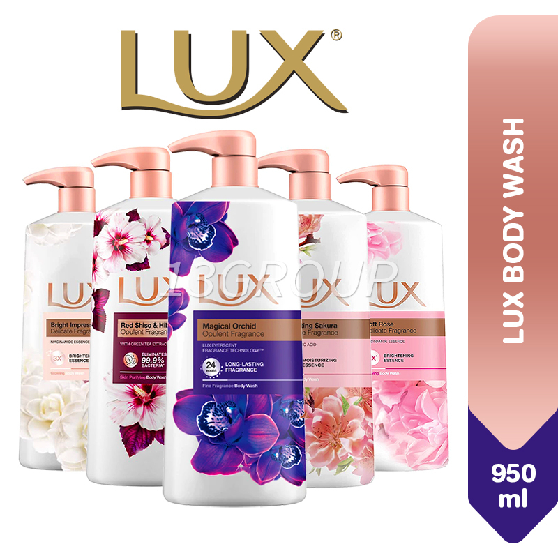 LUX Body Wash Shower Gel (Pump Bottle), 950ml Shopee Singapore