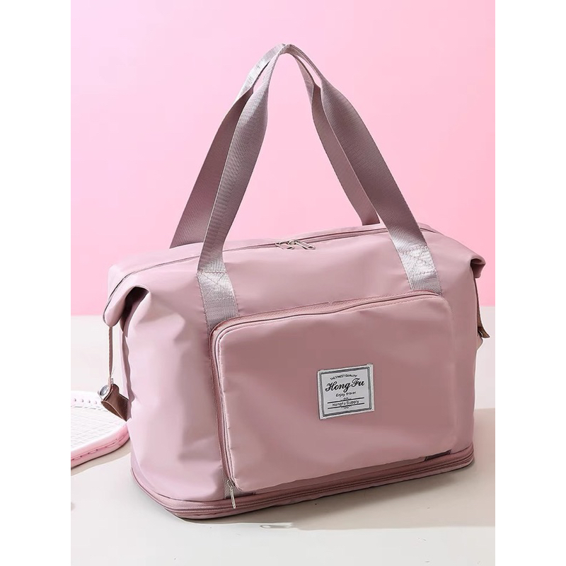 🇸🇬 Foldable Travel Bag Expandable Large Capacity Multi Function Hand