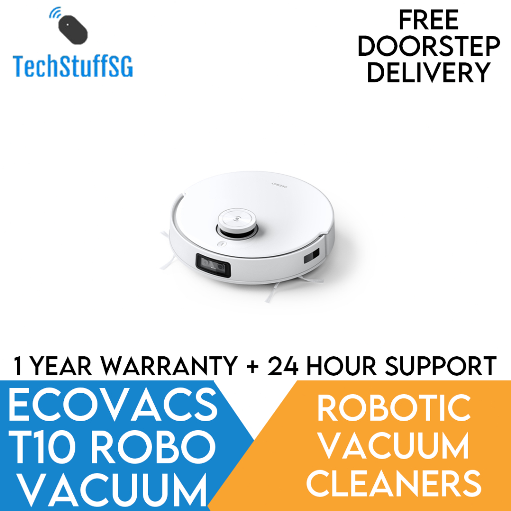 ECOVACS T10 Deebot Robotic Vacuum Robot New 2022 Model AI, Auto