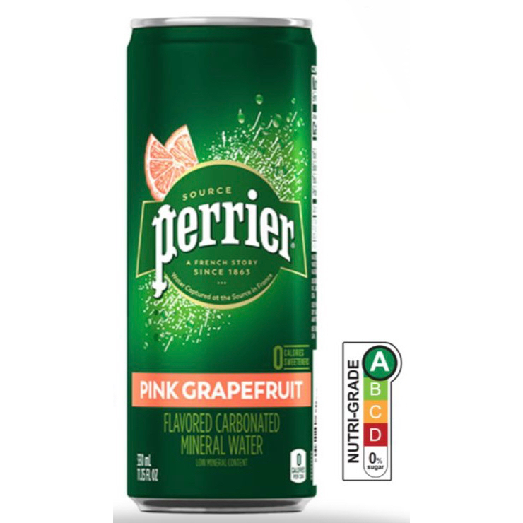 Perrier Pink Grapefruit Natural Mineral Water 250ml x 30 cans (BBD: Jan ...