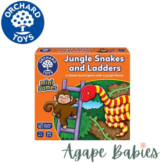 Orchard Toys Mini Games Jungle Snakes and Ladders Shopee Singapore