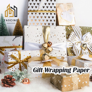 Hot Roll White Kraft Paper Roll Crafts Gift Packaging Decorative Paper 0.3m  Wide*30m Long 12inch-100 Feet