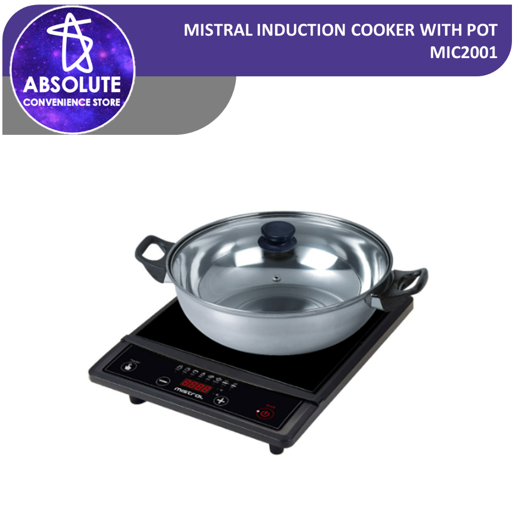 Mistral Induction Cooker with Pot MIC2001 | Shopee Singapore