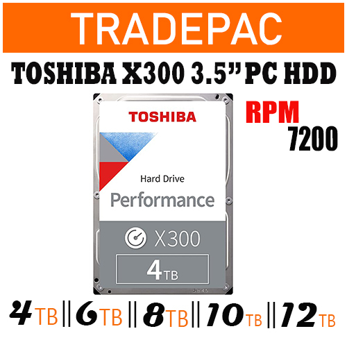 Toshiba Performance X300 3.5 inch Internal PC Hard Disk Drive 4TB/6TB ...