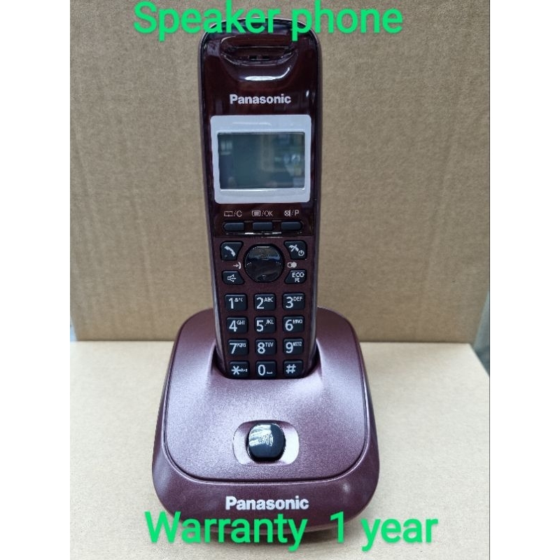 PANASONIC KXTG2511CX DIGITAL SPEAKER CORDLESS PHONE Shopee Singapore