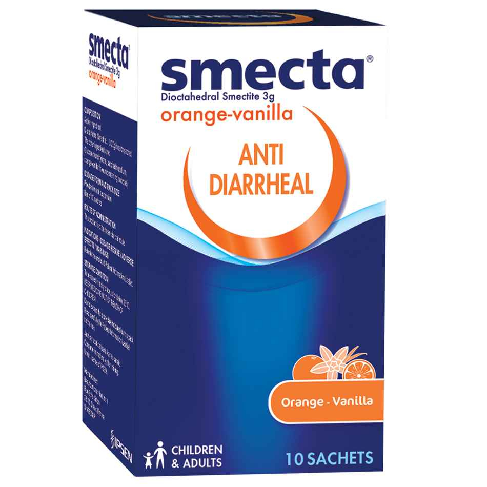 Smecta AntiDiarrhea Orange Vanilla 10's Shopee Singapore